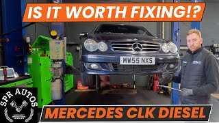 IS IT WORTH FIXING HIGH MILEAGE MERCEDES W209 CLK DIESEL [upl. by Aribold]