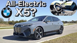 2023 BMW iX xDrive50i  All Specs amp Test Drive [upl. by Westfall]