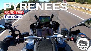 Pyrenees Motorcycle Road Trip  Motorcycle Tour on BMW R1200GS Adventure  Part one UK to France [upl. by Jochebed]