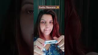 Zudio Mascara Review ✨makeup yt shorts [upl. by Zetnwahs]