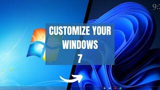 Customize Your Windows 7 Looks Like Windows 10 [upl. by Vinna]