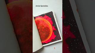 Space drawing idea 💡 shorts viralvideo drawing trending art space galaxy creative [upl. by Oirram]