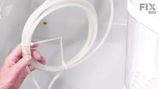 Whirlpool Refrigerator Repair  How to Replace the Reservoir Tube [upl. by Nonnairb763]