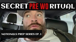 MY SECRET PREWORKOUT PERFORMANCE ENHANCER Nationals Prep Series Ep 1 [upl. by Eicak]