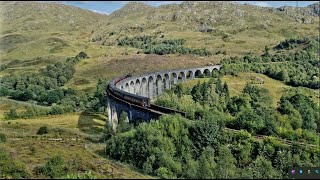 20230907 2 Scotland  The Glenfinnan Viaduct  The Jacobite steam train [upl. by Atirb]