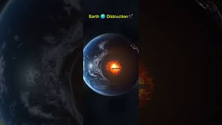 Earth 🌍 Distruction 💣 earth shorts [upl. by Gerk]