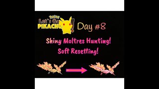 Shiny Moltres Hunting 1275 Soft Resets Day 8  Pokemon Lets Go Pikachu [upl. by Otrebogad]