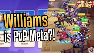 The PvP TEST Williams vs Sword Edge Arena  Idle Heroes [upl. by Yblok]