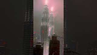 PETRONAS Twin Towers Kuala Lumpur l Malaysia A glamorous and beautiful city of lights [upl. by Anertak]