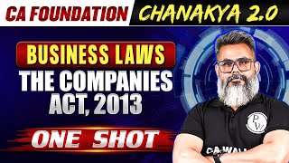 Business Laws The Companies Act 2013  CA Foundation Chanakya 20 Batch 🔥 [upl. by Krutz]