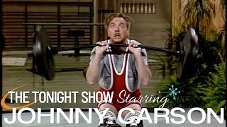 Dorf Attempts a New Weightlifting Record  Carson Tonight Show [upl. by Beitris296]