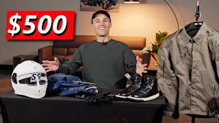 Best Beginner Motorcycle Gear ON A BUDGET in 2023 [upl. by Cerveny834]