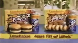 1998 Lunchables All Star Burgers and Hot Dogs Commercial [upl. by Means]