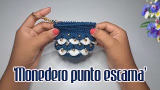 MONEDEROS TEJIDOS A CROCHET CON CIERRE 👛 [upl. by Ellertnom]