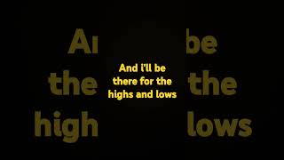 HIGHS AND LOWS  LYRICS [upl. by Elleirua]