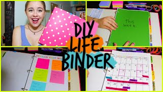 DIY Life Binder Organize your Calendar Work School MORE [upl. by Erbes]