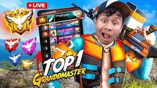 Top 1 Grandmaster Live Push with V Badge Youtubers ✌ freefire live tondegamer [upl. by Eisinger]