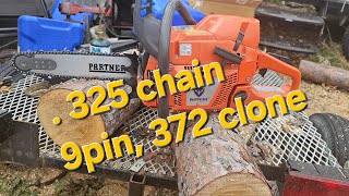 372 clone 325 chain 9 pin rim [upl. by Conlon]