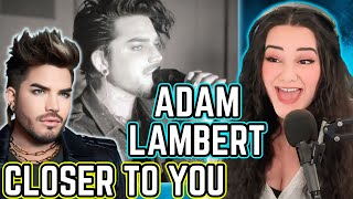 FIRST TIME hearing Adam Lambert  Closer To You  Opera Singer Reacts LIVE [upl. by Akessej]