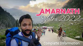 Amarnath Yatra 2022  Amarrnath Trip Vlog  Amarnath Travel Cost  Kedarnath Yatra Information [upl. by Enihpesoj603]