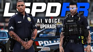 This is Epic AI Voice Updated  LSPDFR Police MOD 4K HD 2023 [upl. by Retse]