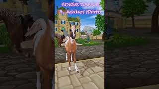 HORSE DANCE  PFERDE TANZEN 7 Araber  Pinto starstable sso neuepferde shorts [upl. by Kym398]