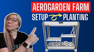 Aerogarden Farm SETUP to PLANTING  a cool HACK [upl. by Coppola]