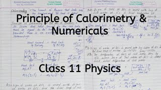 Calorimetry  Numericals  Chapter 10  Thermal Properties of matter  Class 11 Physics [upl. by Keel]