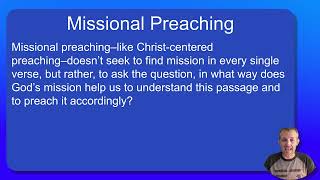 Lecture 17Missional Homiletics and Biblical Theology [upl. by Justicz268]