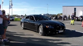 Maserati Quattroporte GTS lovely sound HD [upl. by Ylrebmek]