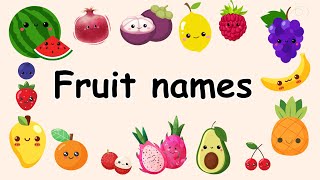 Fruit names  Spelling  Fruits  Apple  Banana  Inspired by Ms Rachel and Cocomelon [upl. by Aiynot]