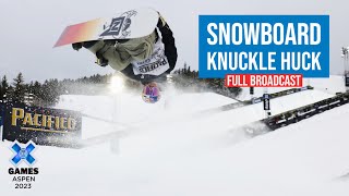 Chipotle Snowboard Knuckle Huck FULL COMPETITION  X Games Aspen 2023 [upl. by Modnar771]