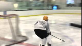 Henry Rybinski  crossovers into fake and shot in stride drill  BWC Bantam AAA [upl. by Anderer]