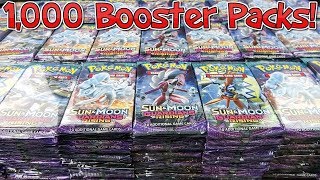 Opening 1000 More Pokemon Booster Packs  Guardians Rising [upl. by Ahseinat]