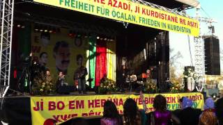 Newroz 2011 Düsseldorf  Aynur Dogan  Dar Hejiroke [upl. by Arnaldo]