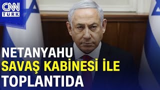 İsrail Başbakanı Netanyahu Savaş Kabinesi ve Ordu Yetkilileri İle Toplantıda [upl. by Tayler16]