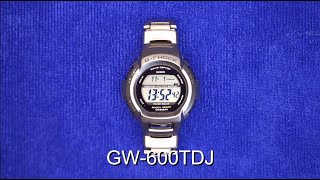 รีวิวนาฬิกา Casio GShock quotThe Gquot รุ่น GW600TDJ [upl. by Sollie]