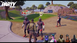 Toxic Ikoniks React To Default Turning Into Every OG Skin In Party Royale [upl. by Marris]