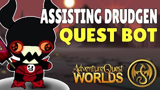 AQW  Assisting Drudgen Quest Bot  Tendurr The Assistant Quest Bot  Grimorie 38 [upl. by Mellette]