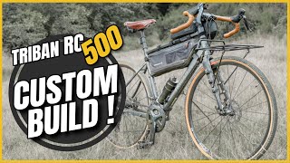 TRIBAN RC500  découverte d’un vélo hybride I GRAVEL ROUTE TOURING et BIKEPACKING [upl. by Woodberry985]