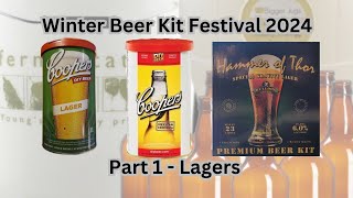 Winter Beer Kit Festival 2024  Part 1  Lagers [upl. by Albarran]