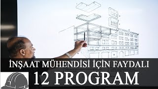 İNŞAAT MÜHENDİSİ İÇİN FAYDALI 12 PROGRAM [upl. by Alyac]