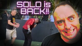 The Most Epic Backyard Fight of all Time  Solo vs Pappas [upl. by Latoya]