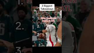 3 Biggest Takeaways Falcons vs Eagles falcons eagles jalenhurts saquonbarkley kirkcousins [upl. by Anailil]