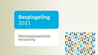 Methodepresentatie herziening Bespiegeling 2021 [upl. by Mab]