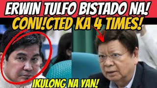 Erwin Tulfo Bistado convcted 4 times Binuking ni Cong Marcoleta [upl. by Barr]