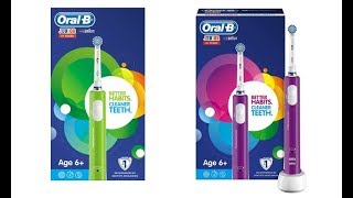 Oral B  Junior  Electric Toothbrush  Unboxing [upl. by Ystap]