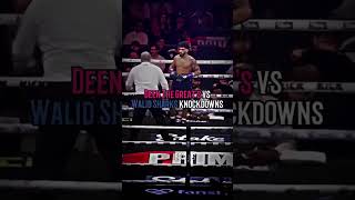 DEEN THE GREAT VS WALID SHARKS KNOCKDOWNSmisfitsboxing deenthegreat walidsharks boxing [upl. by Bodrogi46]