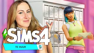 Het nieuwe pakket Te Huur uitproberen  De Sims 4  Aflevering 24 [upl. by Enyahc407]