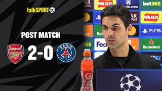 Mikel Arteta CREDITS Arsenals Bravery In 20 WIN Over PSG In The Champions League 🔴🔥 [upl. by Naam]